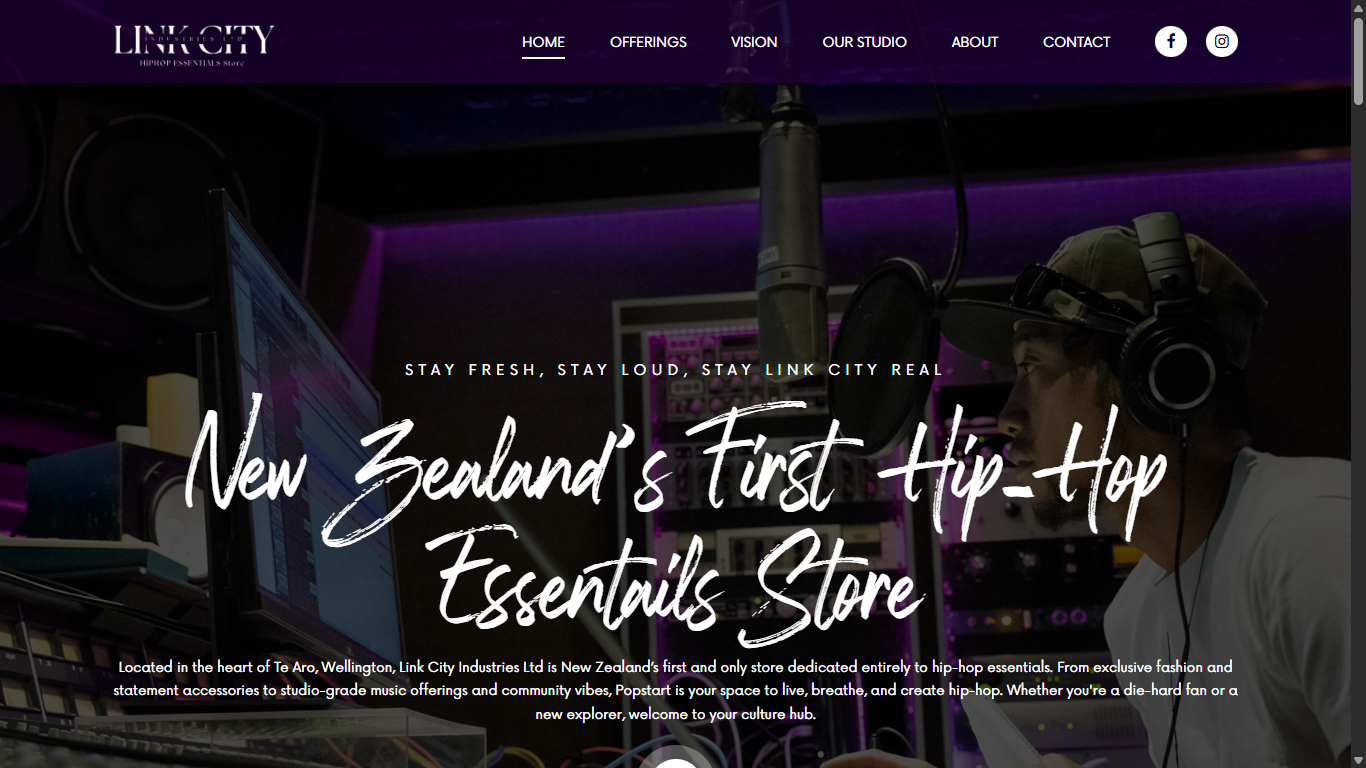 Link City Industries – Creative Brand Website